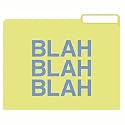 Blah File Folders by Knock Knock