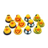 One Dozen (12) Rubber Duck Duckie Ducky LUAU DUCKIES Hawaiian Hula [Toy]