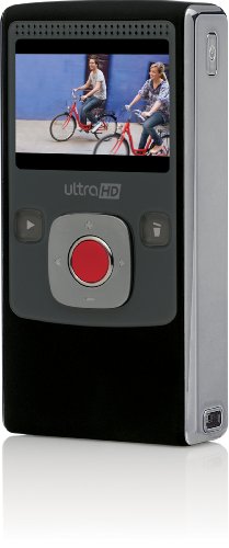 Flip UltraHD Pocket-Camcorder (2-fach digital Zoom, 5,1 cm (2 Zoll) Display, 8 GB Flash Memory) schwarz
