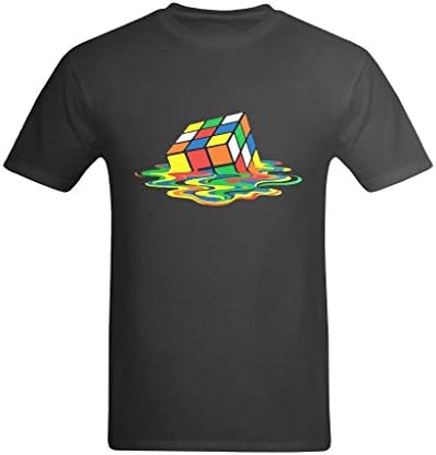 Quinscott Men's Melted Rubik's Cube T Shirt L