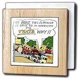 So, Bye Bye Ms. American Pie - 6 Inch Tile Napkin Holder