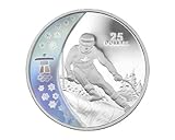 Vancouver 2010 Olympic Sterling Silver Alpine Skiing Hologram Coin Series
