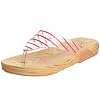 Amy Jo Gladstone Women's Cushy Wood Wavey Thong Sandal