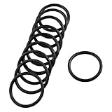 uxcell オイルシールOリング　ラバー製フォークシール　ガスケット　工業部品　34mm外径　10個入り