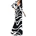 SUNNOW Women's Sexy Ladies Deep V Neck 3/4 Sleeve Party Maxi Long Evening Dress with Belt