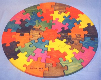 41fQ2nITUDL Wooden Educational Jig Saw Puzzle   24 Circle