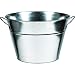 Silver 17 3/4in x 15in Metal Party Tub