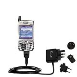 International Wall / AC Charger for the PalmOne Treo 700p - Gomadic Brand w/ TipExchange Technology