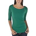 Juniors' Mossimo Supply Co. 3/4 Sleeve Pullover Sweater - Green