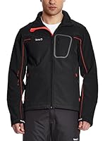 Izas Softshell Mogen (Negro / Rojo)