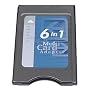 PremierTek 6-in-1 PCMCIA Card Adapter / Reader SM+ MS +MS Pro +SD + MMC + xD