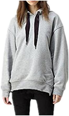 EFeeling Women's Cotton Blend Fleece Oversize Hoodie Grey X-Large