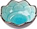 Turquoise Blue Lotus Ceramic Sauce Dish
