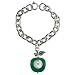 Xhilaration� Green Apple Charm Watch on Chain Link Bracelet