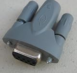 PS/2 Female to DB9 Serial Female Adapter – Used to hook up PS2 mouse to a serial port – Gray