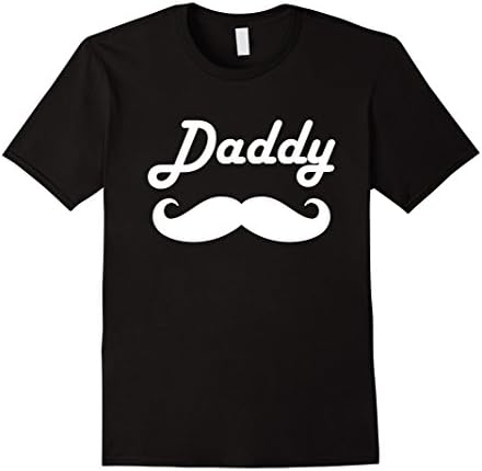 Men's New Psy Daddy Mustache Gangnam Style proud father to be baby XL Black