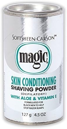 SoftSheen Carson Magic Skin Conditioning with Aloe &amp; Vitamin E Shaving Powder by Carson Products Company