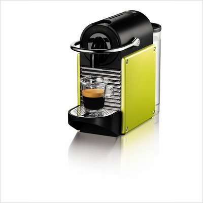 Nespresso Pixie Espresso Maker, Electric Yellow/ Lime