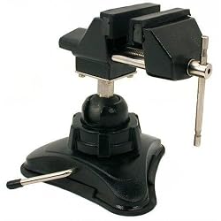 Table Vise Woodworking Bench Vacuum Base Swivel Tool 3"