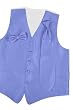 Tuxedo Vest Herringbone Cornflower with 2 ties!