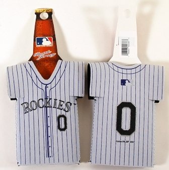 SET OF 2 COLORADO ROCKIES BOTTLE JERSEY KOOZIES