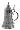 www.bierhumpen.com - gro�er Bierhumpen aus Zinn Spitzweg 1 6 ltr.