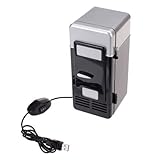 SODIAL(R)PC USB Mini Refrigerator Fridge Beverage Drink Can Cooler Warmer