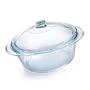 Arcuisine Elegance Glass 3.6 Quart Covered Casserole