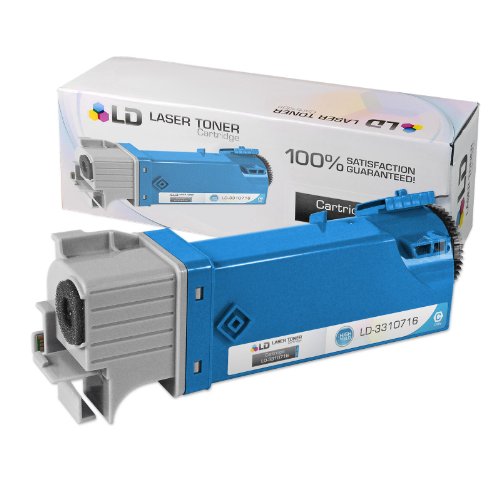 LD © Compatible Toner to Replace Dell THKJ8 / 331-0716 High Yield Cyan Toner Cartridge for your Dell 2150 & 2155 Color Laser Printers On Sale