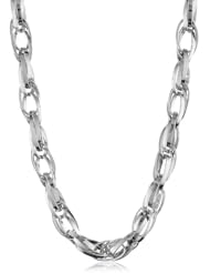 Kenneth Cole New York "Urban Smoke" Oval Interlocked Link Necklace, 22"