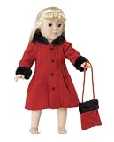 18 Inch Doll Clothes/clothing Fits American Girl - Red Winter Coat Outfit Includes 18