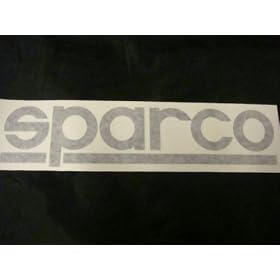"Sparco" Racing Decal Sticker (New) Black