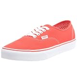Vans Unisex Authentic Skateboarding Shoe (Minicheck Lining) spicy orange/true white VEE33B5 9 UK