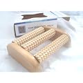 BOXED ROLLING WOODEN FOOT MASSAGER reflexology stress relief feet massaging roll