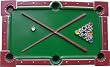 Mens Pool Table Metal Lucky Collection Belt Buckle