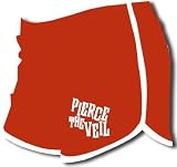 PIERCE THE VEIL - Dollface - Red Track Shorts