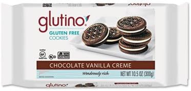 Blr 07033 Gluten Free Cookies, Chocolate With Vanilla Crame - 10.5 oz.