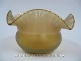 Loetz ? Iridescent Fluted Bowl