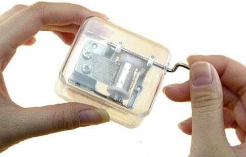 Philco Transparent Clockwork Music Box(6 Songs Optional)