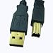 USB 2.0 A/B Cable 24k Gold-plated Connectors 6ft Black