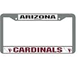 Arizona Cardinals NFL Chrome License Plate Frame