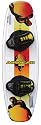 Kwik Tek Airhead BoneHead Wakeboard with Grip Binding (124cm)