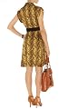 Snake Print Shirt Dress
