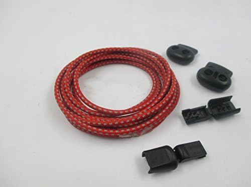 Blue Frogz 3m Reflective Rope Locking Shoelaces (Red)