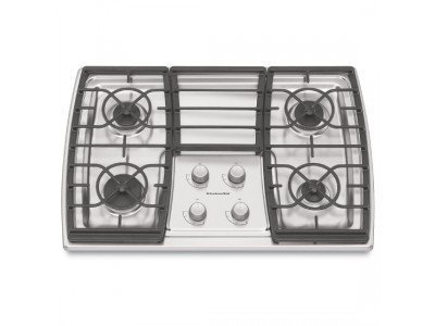KitchenAid Architect Series KGCC706R 30 Gas Cooktop, 4 Sealed Burners