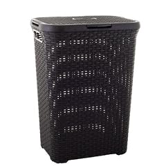 Curver W�sche-Box Rattan dunkelbraun W�sche-Sammler