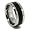 10mm Tungsten Black Carbon Fiber Mens Wedding Rings Fashion Band Size (7)