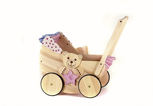Childrens Toyshop  Third Party New : Roba 9732 - Puppenwagen "Sternenfänger"