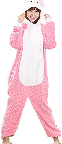 Xanyi Onesies Unisex Adult Costume Homewear Lounge Pajamas Sleepsuit Kitty S