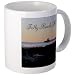 Folly Beach Pier, Charleston SC South Carolina Coast Ceramic Coffee Mug